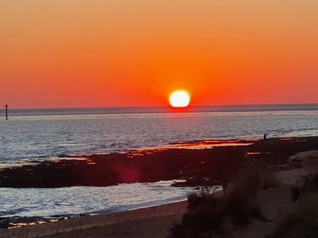 puesta de sol sanct petri