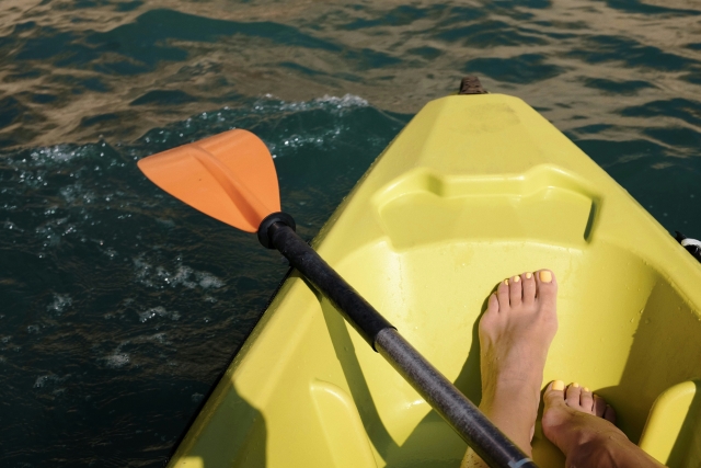 Kayak route along Rodeira Beach, 3 hours