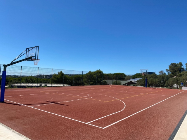  tennis court basketball 