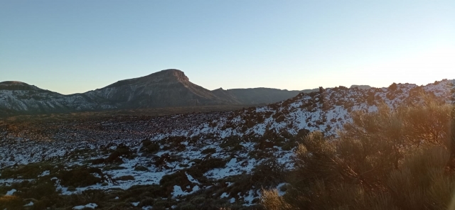 Atardecer en el Parque Nacional del Teide