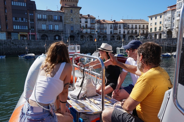  Friends enjoying the boat ride 