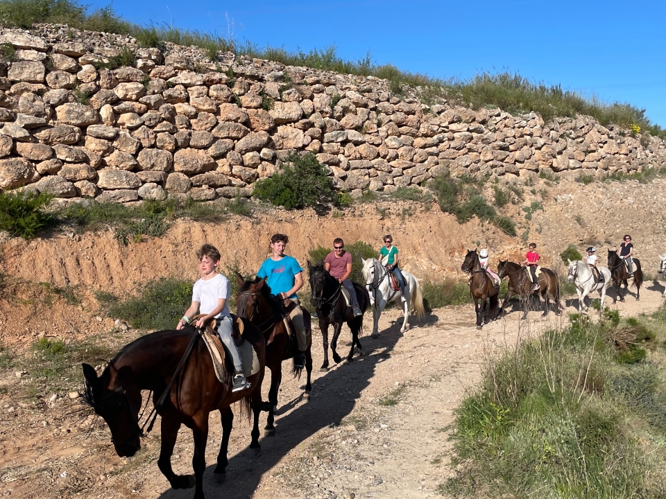 Paseando a caballo Paseando a caballo