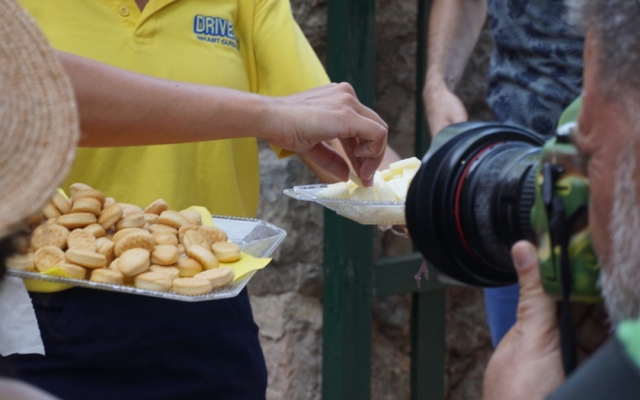 Snack con formaggio e cracker 