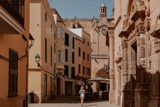 Estrechas calles de Ciudadela
