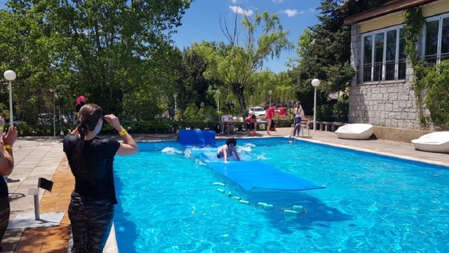 actividades en la piscina