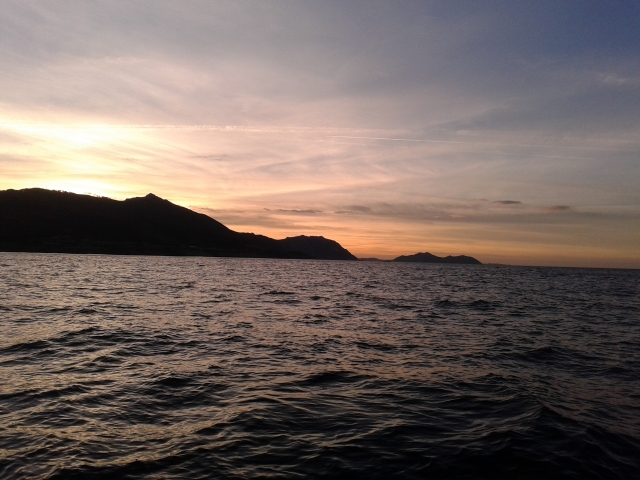  Tramonto dal mare