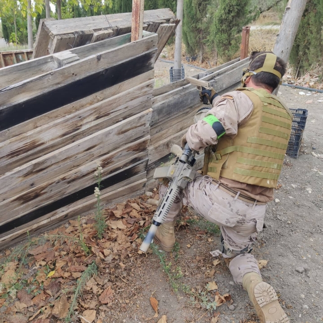  behind the trench