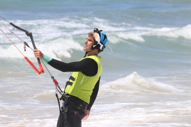 conociendo como se comporta el kite