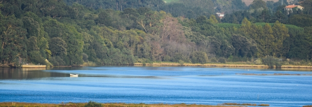  Panoramablick auf die Ría de Cubas