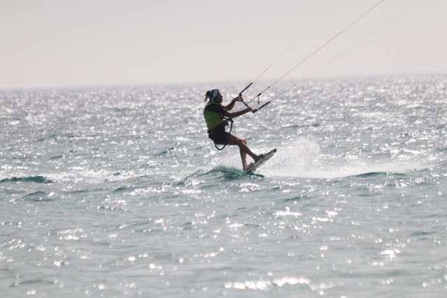surcando las playas de Tarifa