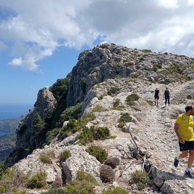 Llegando a  Puig des Teix