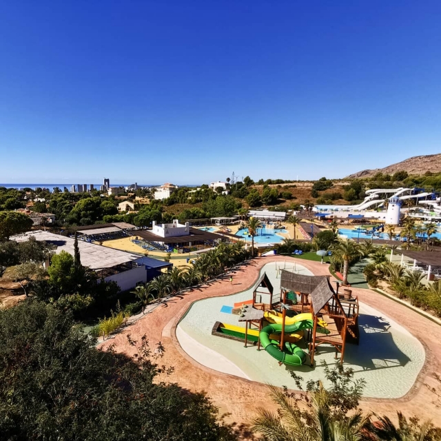  View of the water park 