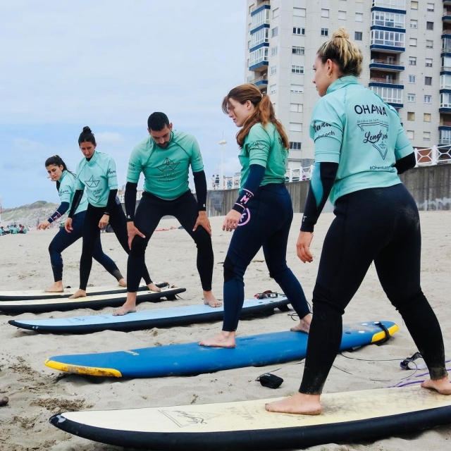 Aprendiendo surf