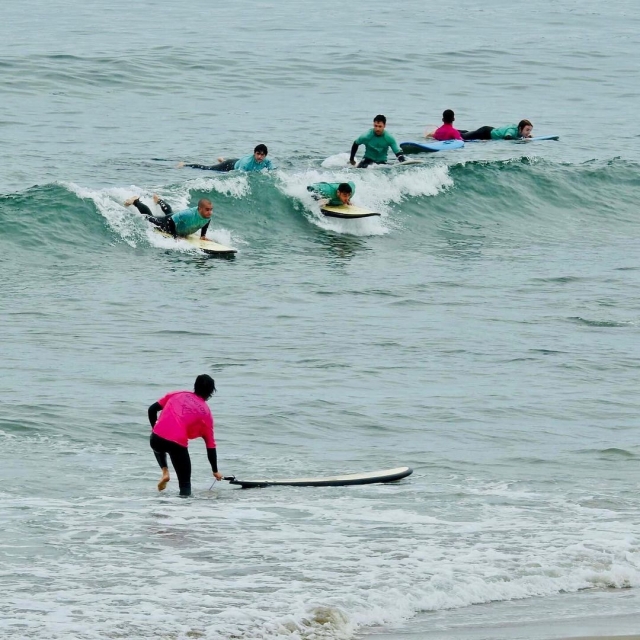 Surfeando en Salinas