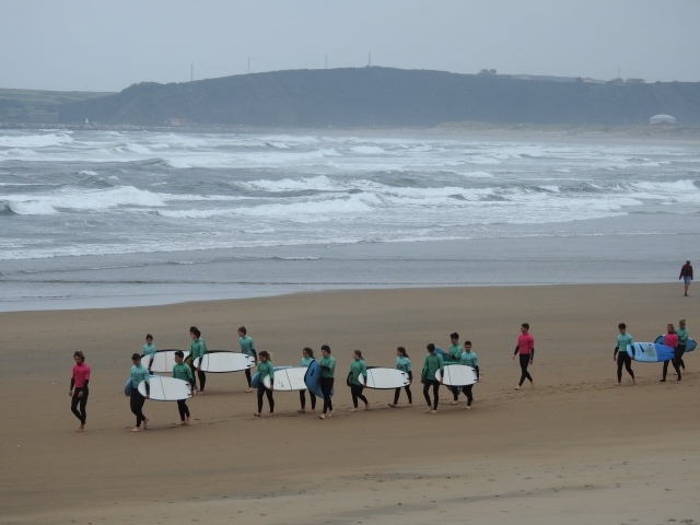  Surf sur la plage 