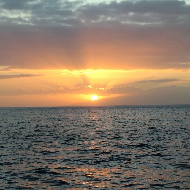  海上日落 