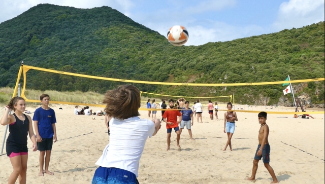  Attività di beach volley 