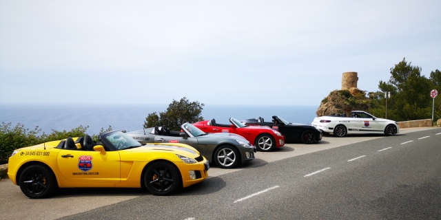 coches preparados para la ruta