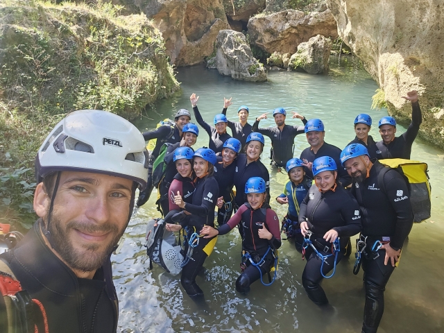  Group after overcoming the ravines