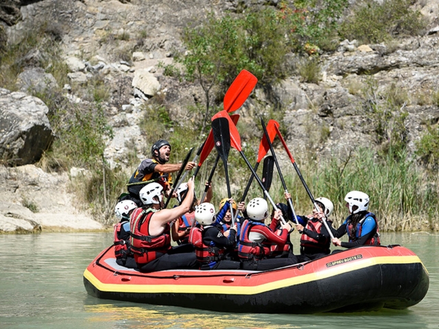  Descida de rafting familiar 