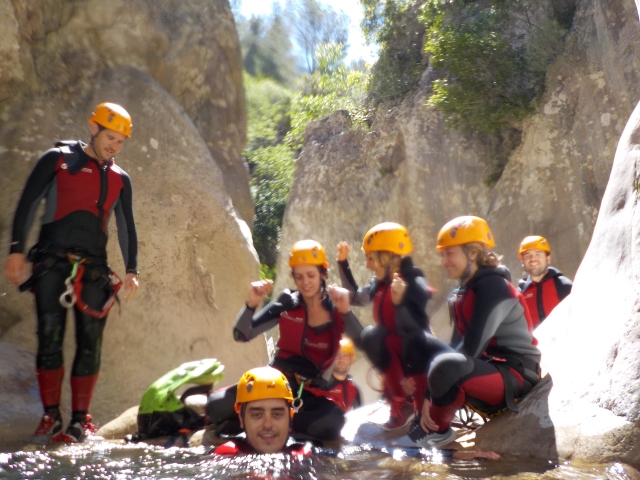 Excursion para hacer barranquismo