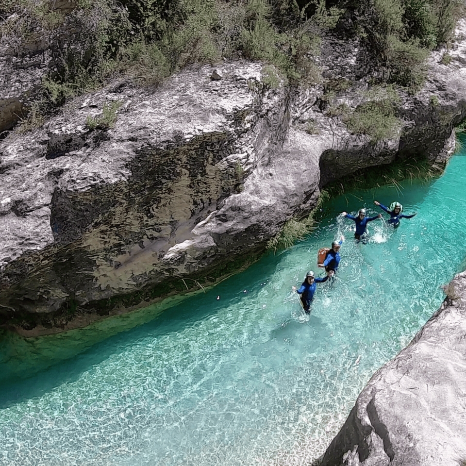 Canyoning dans la Sierra de Guara 