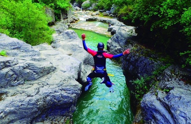  Klettersteige springen 