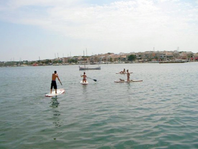 Paddle -Surf in Portocolom genießen Paddle -Surf in Portocolom genießen