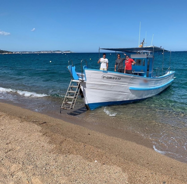 Paseo en barco desde Platja D'Aro