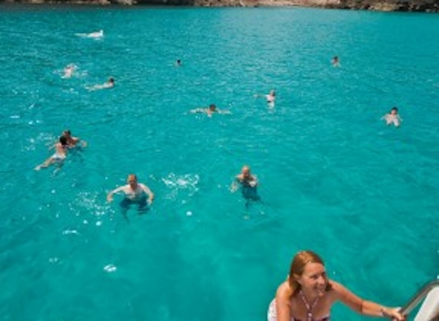  Take a refreshing swim on the beach 