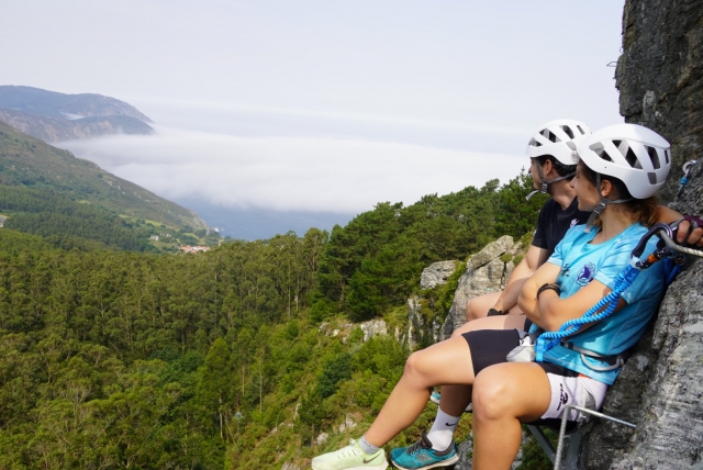 Descanso para ver el paisaje