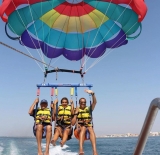 Parasailing en Santa Pola para 3 o 4 pax de 15min