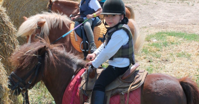 Pony route in Sant Fruitós De Bages 