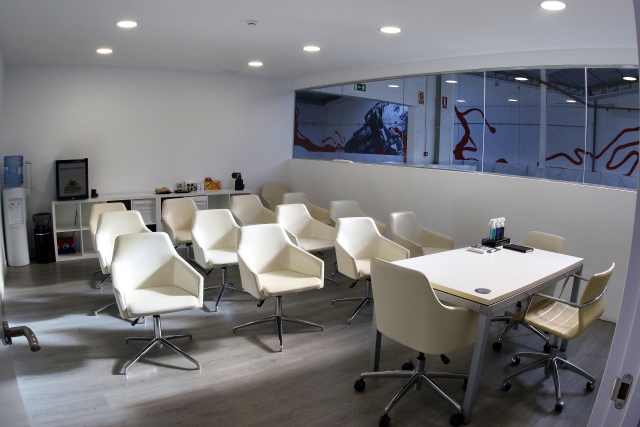 Sala de briefing e refresco 
