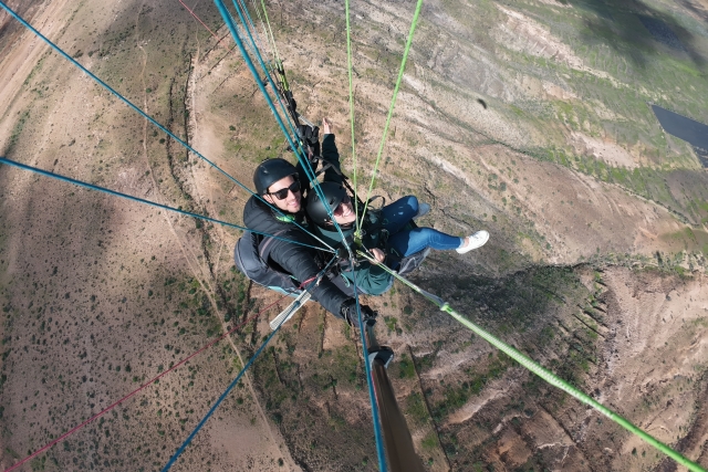  兰萨罗特岛飞行滑翔伞 