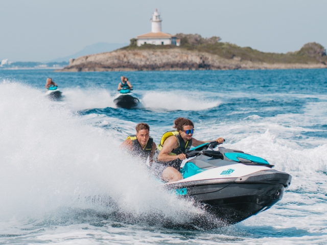 Jetski con amigos