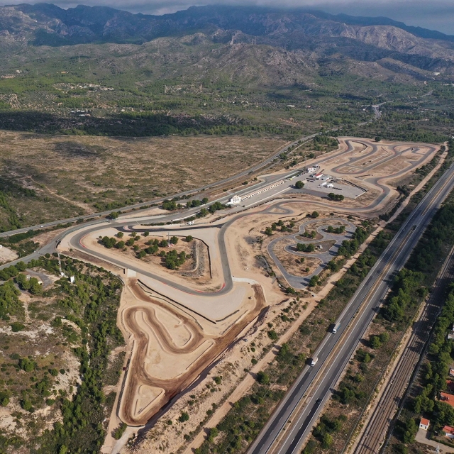 Vista aérea del circuito 