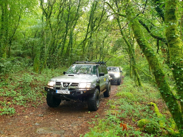Disfrutando de la experiencia en 4x4