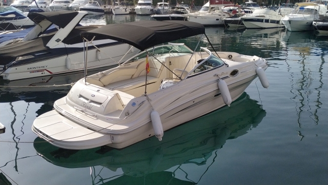 Die Sea Ray 240 ist bereit, in See zu stechen 