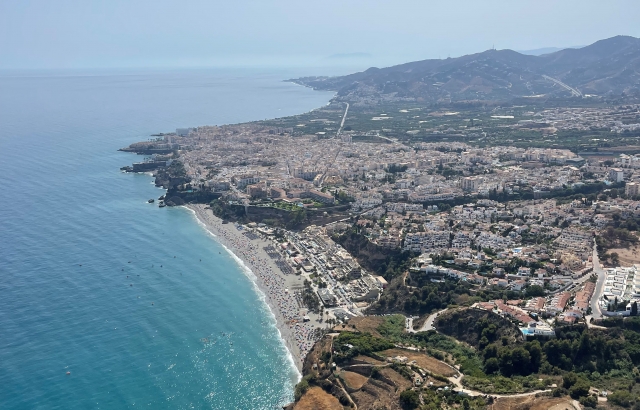 Vistas aéreas de la Costa del Sol 