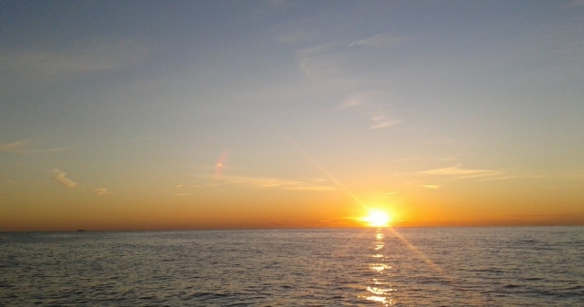 El atardecer por el Mediterráneo