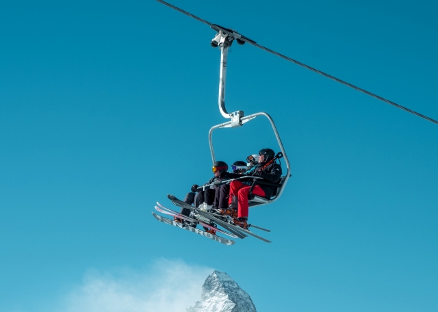  Go on the chairlift