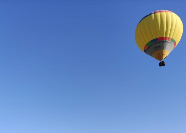 Globo en las alturas