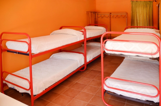Las habitaciones están separadas para niños y niñas