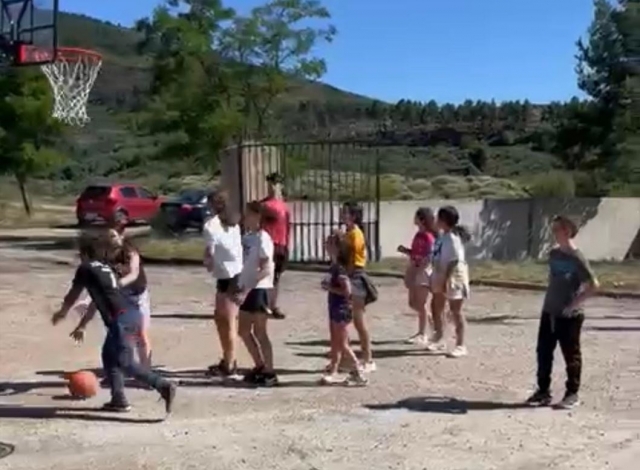 Haced equipos y retaos a un partido de baloncesto