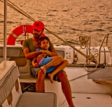 Especial Atardecer en Catamarán Málaga Niños