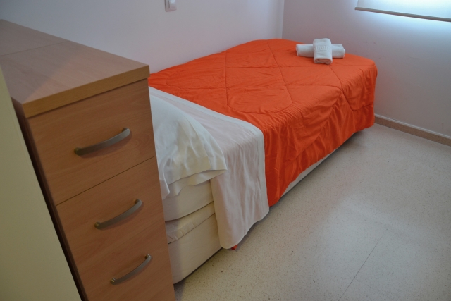 Cama indivudual del campamento de francés