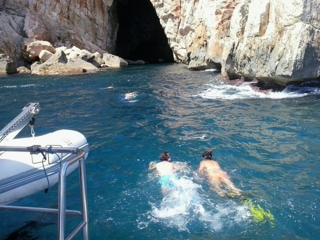 Practicando snorkel