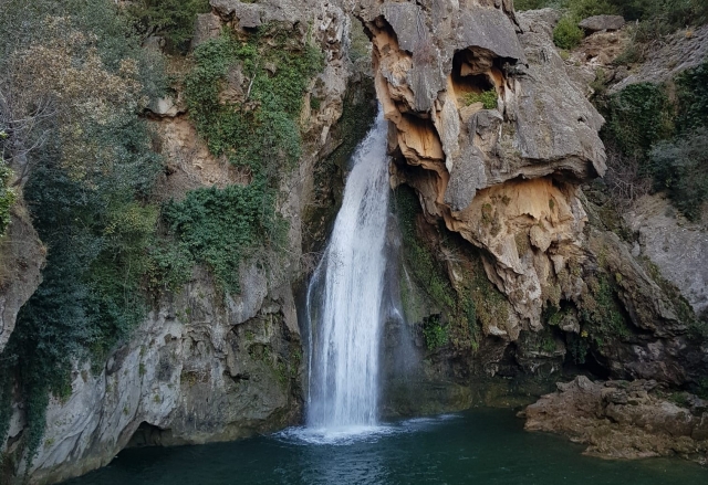 Cascadas en la ruta