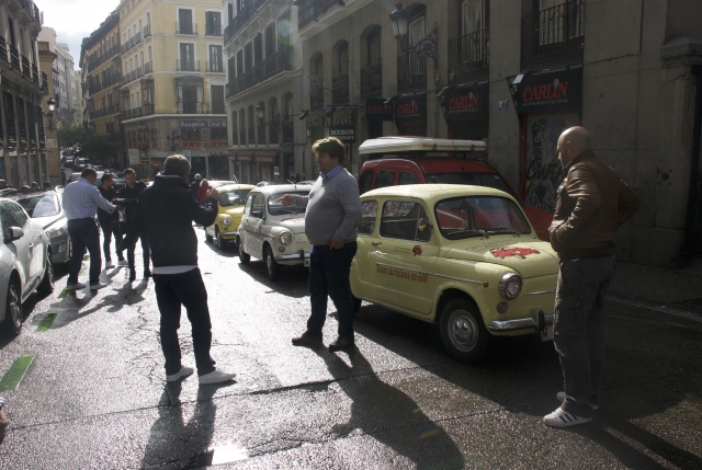  Alles bereit für die Fahrt durch Madrid 